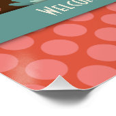 Poster Citation de classe Professeur Joli Floral Classe (Coin)