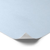 Poster Citation de compassion envers soi-même Bleu doux – (Coin)