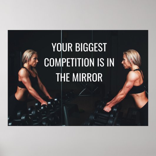 Poster Citation de concours Motivational Gym Workm (Devant)