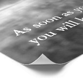 Poster Citation de confiance Lion Inspiration (Coin)