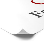 Poster Citation de courage motivationnel Wolf (Coin)