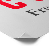 Poster Citation de courage motivationnel Wolf Pop Art (Coin)