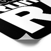 Poster Citation de course en cours de course motivationne (Coin)