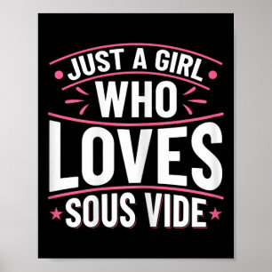 Poster Citation De Cuisine Sous Vide Pour Un Louveur Sous