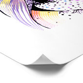 Poster Citation de dame illustrée d'inspiration Self LOVE (Coin)