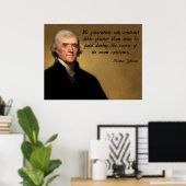 Poster Citation de déficit de Jefferson (Bureau à domicile)