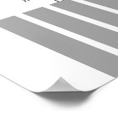 Poster Citation de dévouement Art minimal motivant (Coin)