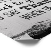 Poster Citation de Dieu Merci inspirationnel (Coin)