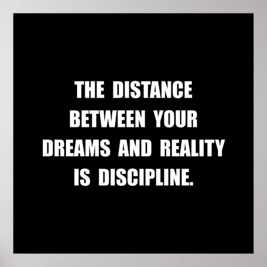 Poster Citation de discipline (Devant)