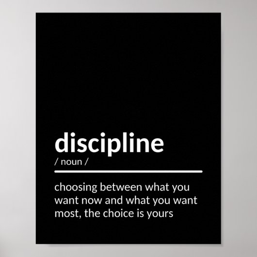 Poster Citation de discipline (Devant)