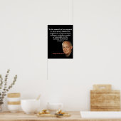 Poster Citation De Dwight D. Eisenhower Sur L'Industrie M (Cuisine)