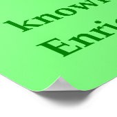 Poster citation de enrico fermi (Coin)