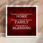 Poster Citation de famille de typographie motivationnelle<br><div class="desc">Belle typographie sur l'importance de la famille.</div>