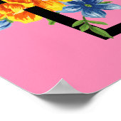 Poster Citation de famille florale (Coin)