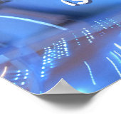 Poster Citation de femme réussie Sparkly Gold Coach photo (Coin)