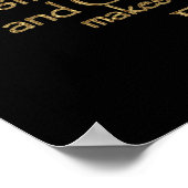 Poster Citation De Fête Comedy Of Errors (Version Or) (Coin)