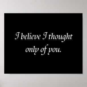 Poster Citation de fierté et de préjudice