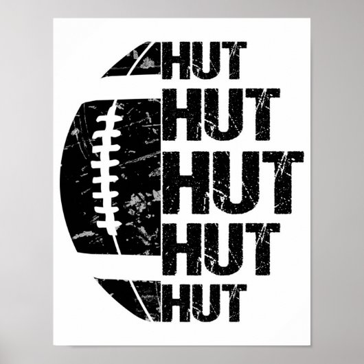 Poster Citation de football américain (Devant)