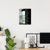 Poster Citation de Frankenstein's Monster, Shelley Love & (Bureau à domicile)