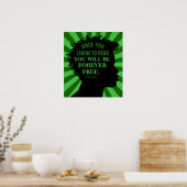 Poster Citation de Frederick Douglass 18"X20" (Cuisine)