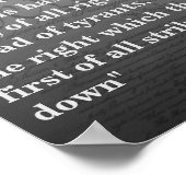 Poster Citation De Frederick Douglass Sur Freedom Speech (Coin)