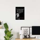 Poster Citation de Frederick Douglass sur les Limites des (Bureau à domicile)