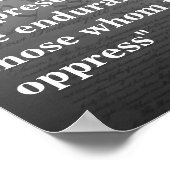 Poster Citation De Frederick Douglass Sur Les Limites Des (Coin)