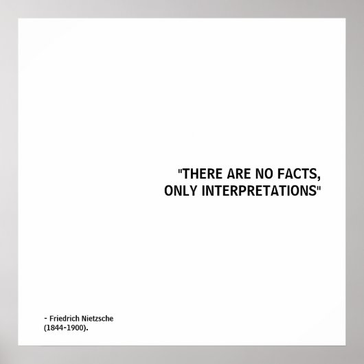 Poster Citation de Friedrich Nietzsche (Devant)