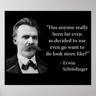Poster Citation de Friedrich Nietzsche Troll