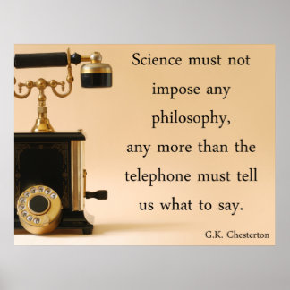 Poster Citation de G.K. Chesterton
