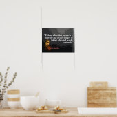 Poster Citation de G.K. Chesterton sur l'affiche de l'édu (Cuisine)