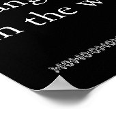 Poster Citation de Gandhi (Coin)