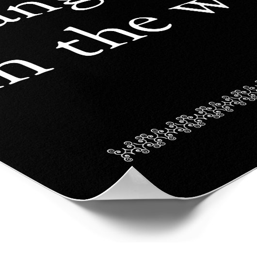 Poster Citation de Gandhi (Coin)