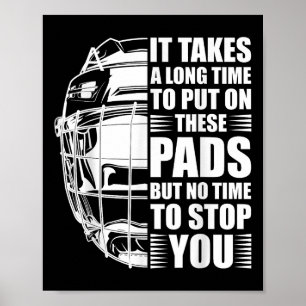 Poster Citation de gardien de hockey sur gazon - Gardien