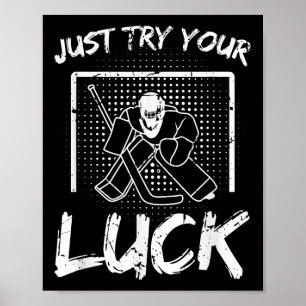 Poster Citation de gardien de hockey sur glace