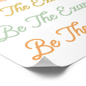 Poster Citation de gentillesse motivationnelle Lettre rét (Coin)