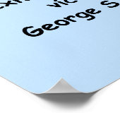 Poster citation de george s patton (Coin)