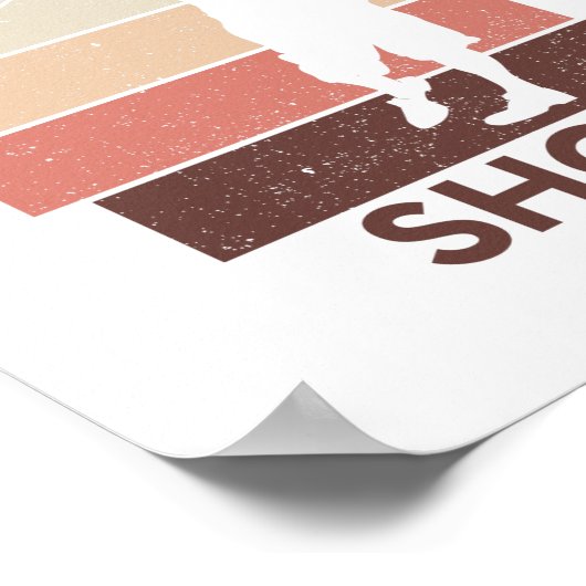 Poster Citation de golf motivationnelle (Coin)