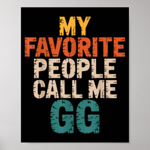 Poster Citation de grands-parents mignons que mes personn