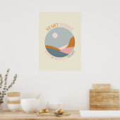 Poster Citation de gratitude boho – Commencez aujourd'hui (Cuisine)