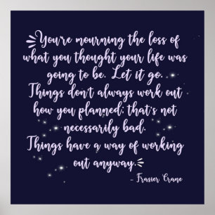 Poster citation de grue frasier