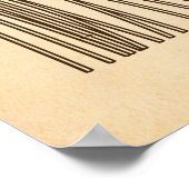 Poster Citation de Hébreu Megillat Ruth - Livre de Ruth S (Coin)