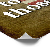 Poster Citation de Jefferson : La démocratie cessera... (Coin)