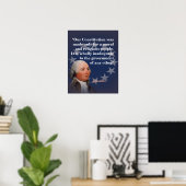Poster Citation de John Adams sur notre Constitution (Bureau à domicile)