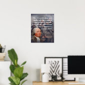 Poster Citation de John Adams sur notre Constitution (Bureau à domicile)