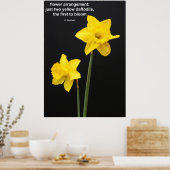 Poster Citation de jonquilles (Cuisine)
