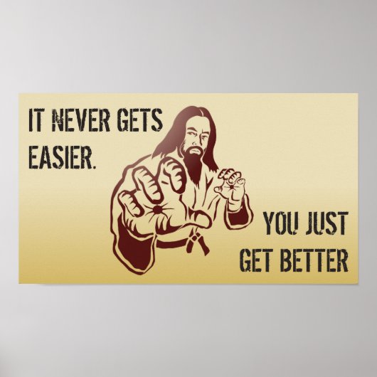 Poster Citation de karaté de motivation (Devant)