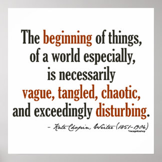 Poster Citation de Kate Chopin