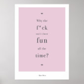 Poster Citation de Kate Moss (Devant)