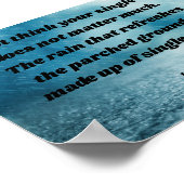 Poster Citation de Kate Sheppard Suffrage Nouvelle-Zéland (Coin)